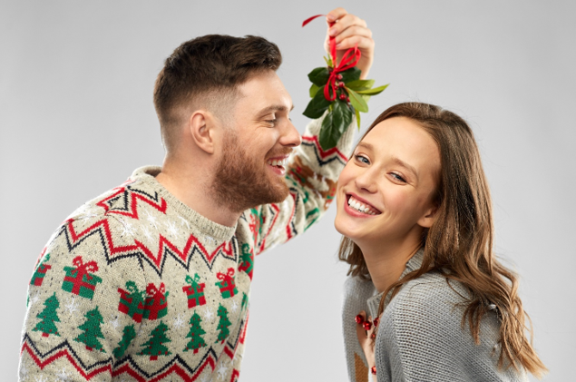 Bacio sotto il vischio